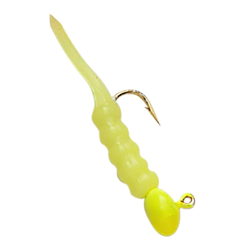 Custom Jigs&Spins Ratso Size 8 Chartreuse 2-pk