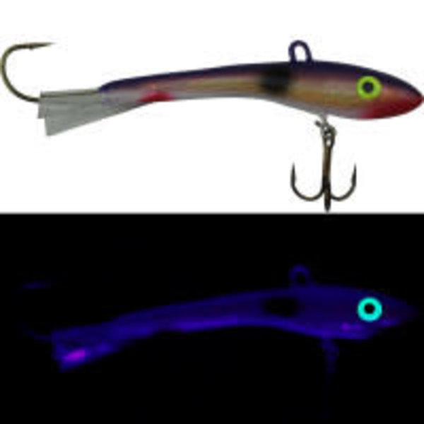 Moonshine Lures Shiver Minnow #2 Holographic Golden Grape