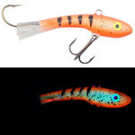 Moonshine Lures Shiver Minnow #2.5 Glow Craw