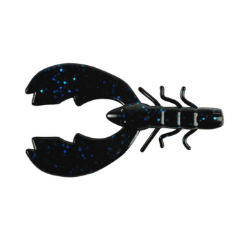 PowerBait Chigger Craw 3" Black Blue Fleck 10-pk