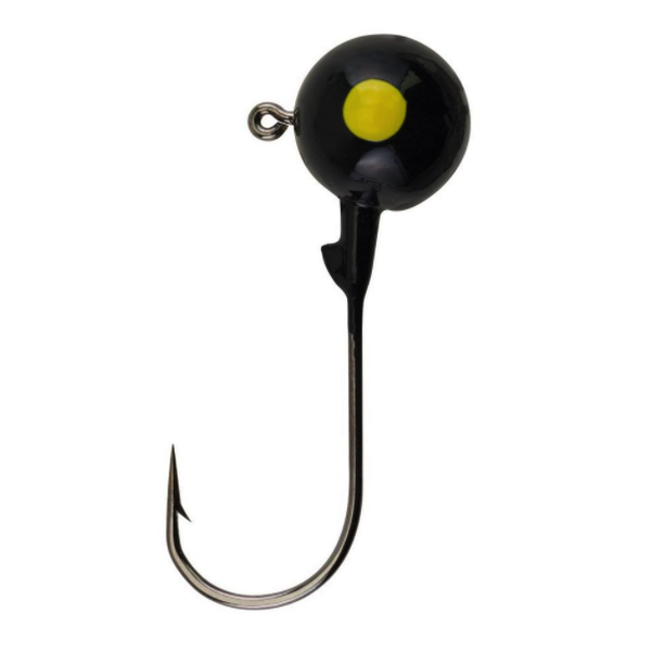 Berkley Round Ball Jigs. 3/4oz Black 3-pk