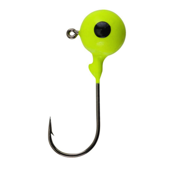 Berkley Round Ball Jigs. 3/4oz Chartreuse 3-pk