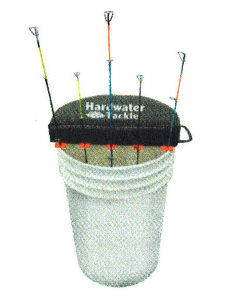 HardWater Tackle Bucket Seat w/Rod Holders - Gagnon Sporting Goods