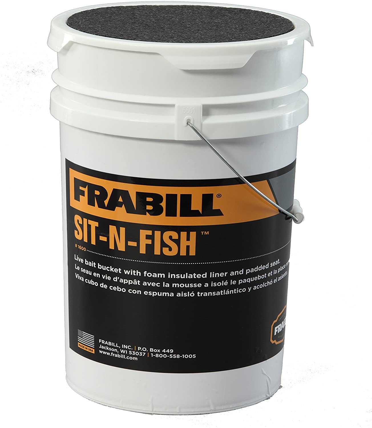 Frabill Sit-N-Fish Bucket - Gagnon Sporting Goods