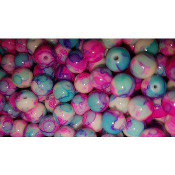 Creek Candy Beads 8mm Cotton Candy #130