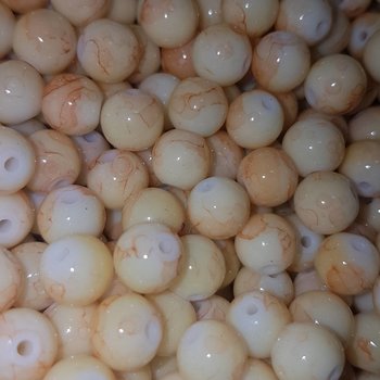 Creek Candy Beads 10mm Egg Nog #114