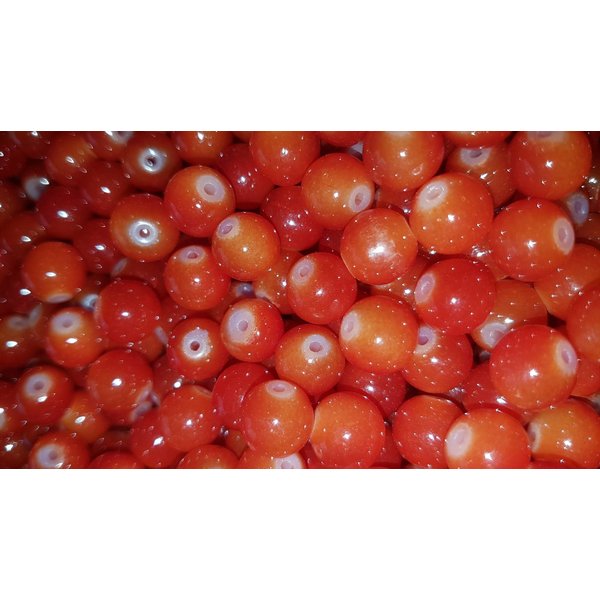 Creek Candy Beads 6mm Blood Orange #154