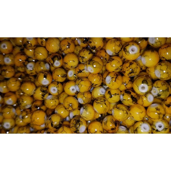 Creek Candy Beads 6mm Toxic Yellow  #156