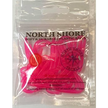 North Shore Tackle Trout Worm's 2" West Coast Red
