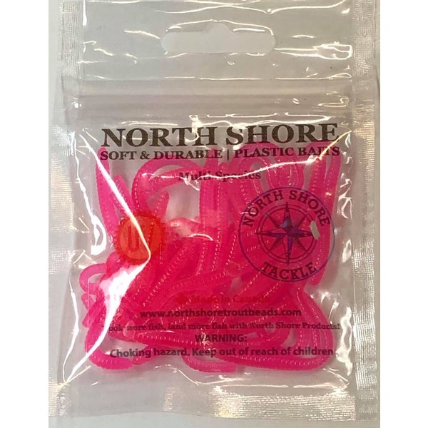 North Shore Tackle Trout Worm's 2" West Coast Red