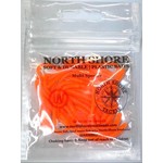 North Shore Tackle Trout Worm's 2" Orange Fluorescent