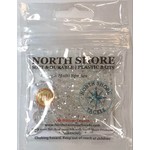 North Shore Tackle Trout Worm's 2" Clear Sparkle