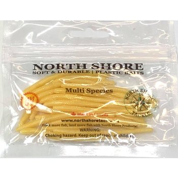 North Shore Tackle Trout Worm's 3" Tan