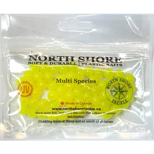 North Shore Tackle Soft Bead 10mm Chartreuse