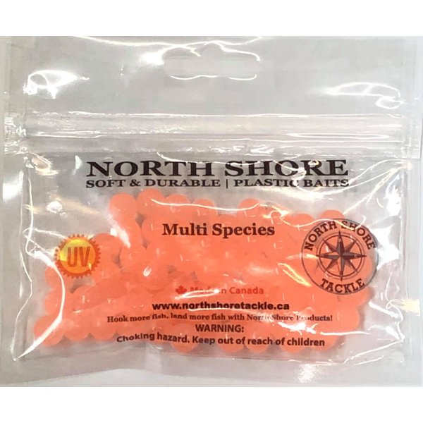 North Shore Tackle Soft Bead 10mm Peach 222