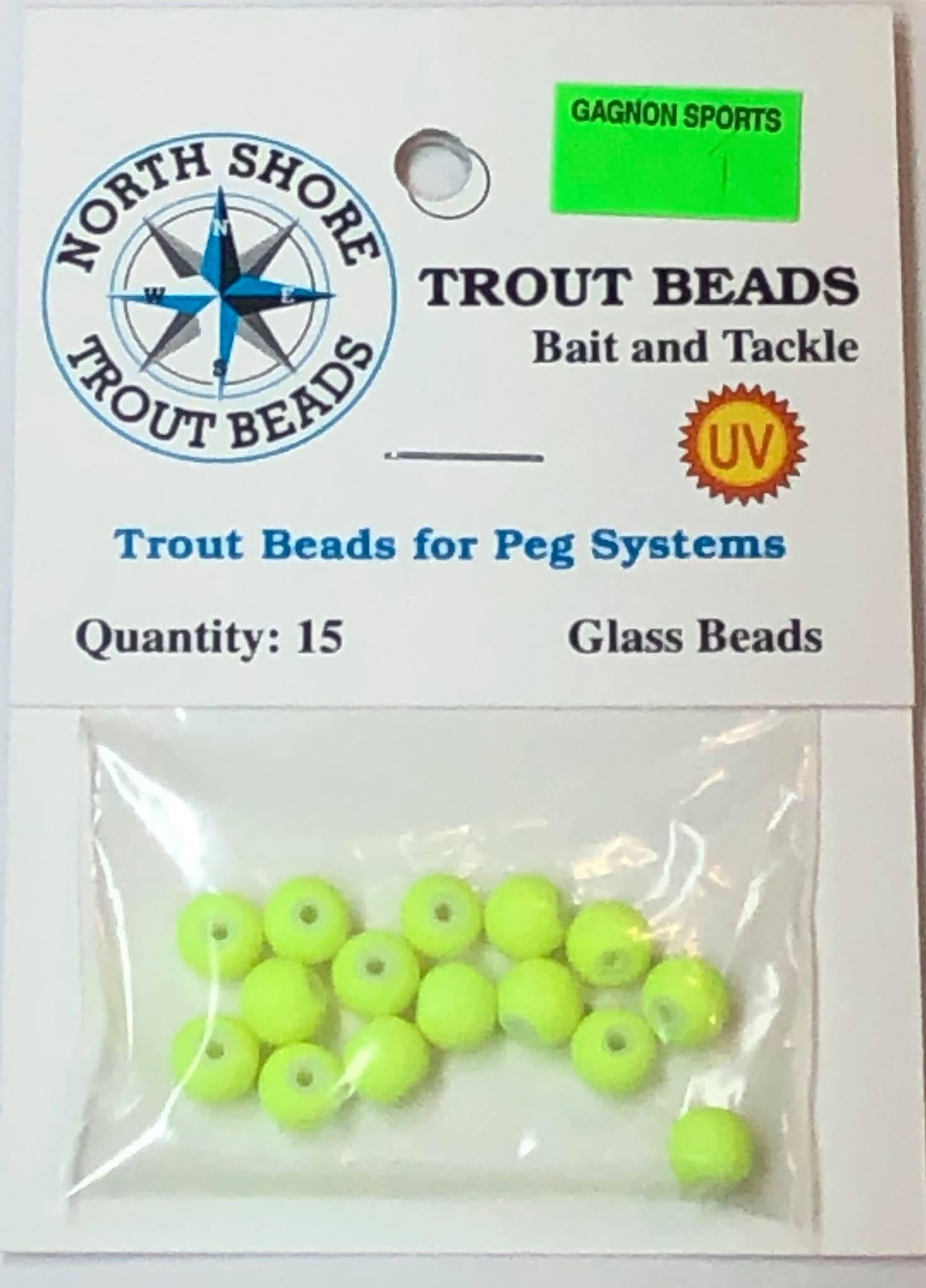 North Shore Tackle Glass Beads 6mm Glass UV Plum Neon - Gagnon Sporting  Goods