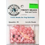 North Shore Tackle Acrylic Beads 8mm Pink Pearl
