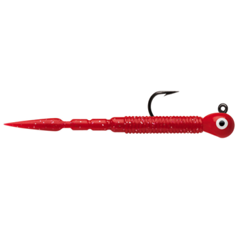 VMC Tungsten Probe Jig. 1/16oz Glow Red 2-pk