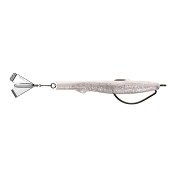 13 Fishing Motor Boat Hybrid Prop Bait. Smoke & Mirrors 4-1/4" 1/2oz 5/0