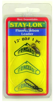Stringease Stay-Lok Fluorocarbon Leader 24 80# 1-pk - Gagnon Sporting Goods