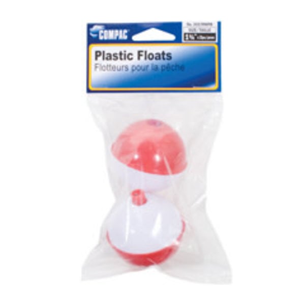 Compac Plastic Floats. 1-3/4" 2-pk