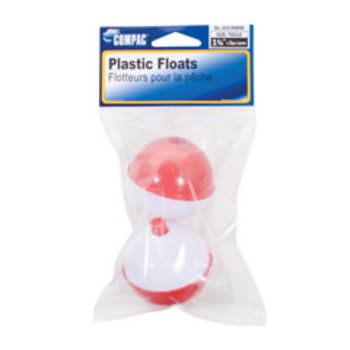 Compac Plastic Floats. 1-1/2" 2-pk