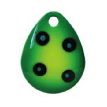 Compac Jaws Worm Harness. 15lb Green/Gold/Dots GGT