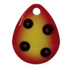 Compac Jaws Floating Worm Harness. 15lb Red Gold Black Dots (HGR)