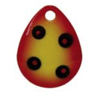 Compac Jaws Floating Worm Harness. 15lb Red Gold Black Dots (HGR)