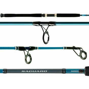 Shimano Saguaro 9'Med-Hvy Fast Spinning Rod. 2-pc 20-30lb Mono 20-50lb PowerPro