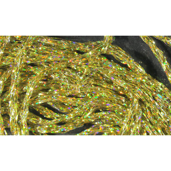 Hareline Dubbin Diamond Braid DP183--Gold