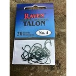 Raven Talon Camo-Green Hooks. Size 4