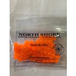 North Shore North Shore Tackle Soft Bead 10mm Neon Orange