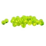Cleardrift Tackle Solid Soft Bead 6mm Clear Chartreuse  40-pk