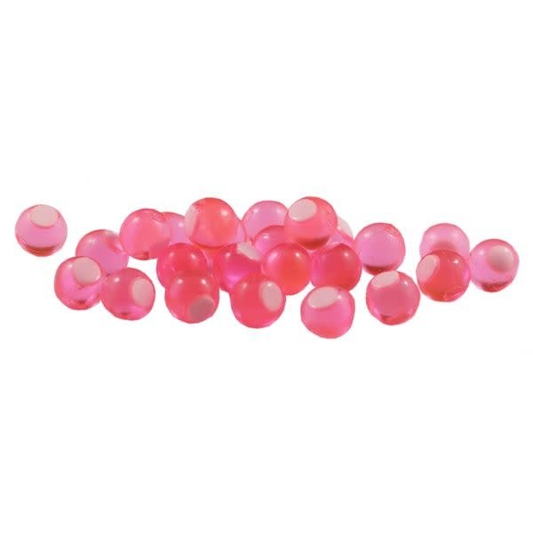 Cleardrift Tackle Embryo Soft Bead Candy Apple/White Dot 6mm