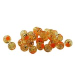 Cleardrift Tackle Cleardrift Tackle Glitter Bomb Natural Orange/Orange Dot 6mm