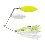 Terminator Pro Series 3/8oz Chart & White Shad WW Spinnerbait (Painted)