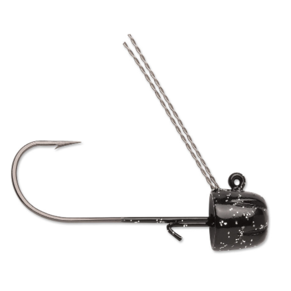 VMC Finesse Weedless Jig 1/8oz Black 4-pk