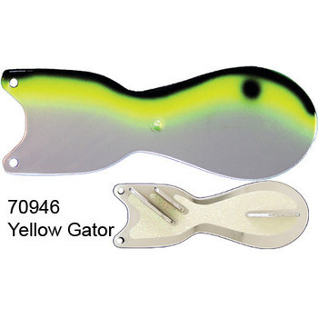 Dreamweaver Spin Doctor 8" Flasher Yellow Gator