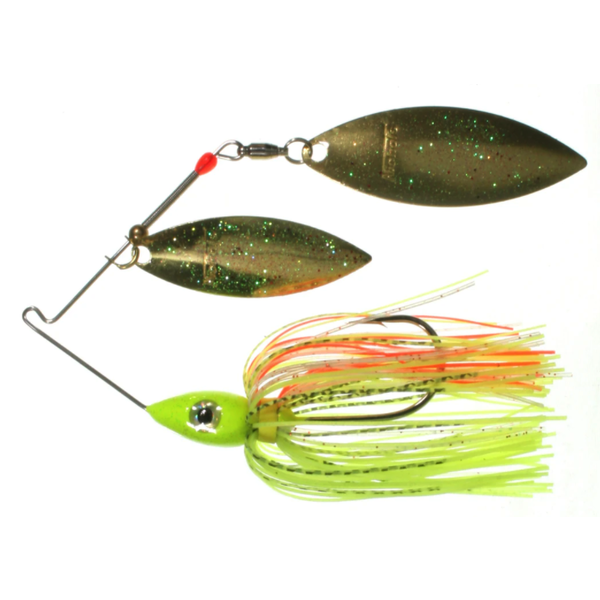 Nichols Lures Pulsator Metal Flake Double Willow Spinnerbait 