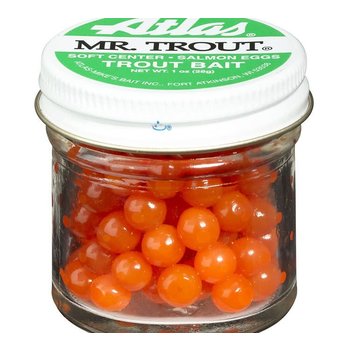 Mike's Mr. Trout Salmon Eggs, 1oz. Jar, Orange