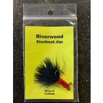 Riverwood Steelhead Jig Mini Marabou Chenille Red/Black