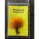 Riverwood Steelhead Jig Mini Marabou Chenille Brown/Orange