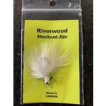 Riverwood Riverwood Steelhead Jig Mini Marabou White