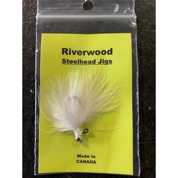 Riverwood Riverwood Steelhead Jig Mini Marabou White