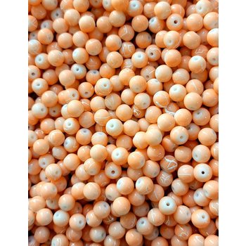 Creek Candy Beads 6mm Peach Gobbler #268
