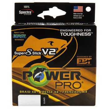 PowerPro Super8Slick V2 30lb Onyx 150yds