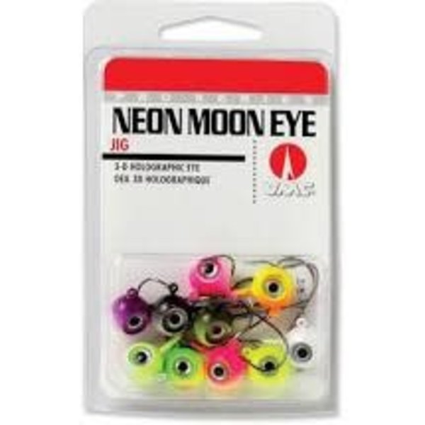VMC Neon Moon Eye Jig. 1/4oz Assorted 10-pk