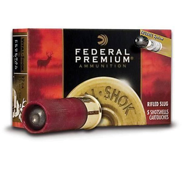Federal Premium Vital-Shok PB209RS, Truball, 20 Gauge, 3", 3/4 oz, 1700 fps, Lead Rifle Slug, 5 Rd/bx