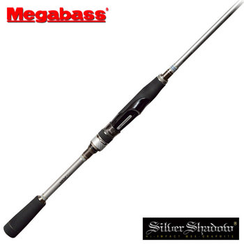 Megabass Silver Shadow SS-72MLS 7'2" Spinning Rod. 12-20lb Max 28g Weight 2-pc (2015)